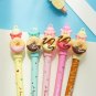 4pc Set Kawaii Chocolate Donut Erasable Gel Pens Japanese Stationery Writing Pen