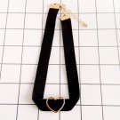 Japanese Kawaii Handmade Heart Velvet Black Choker Necklace Korean Jewellery
