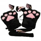 Kawaii Kitten Cat Maid Cosplay Anime Costume Gloves Paw Ear Tail Tie Party
