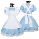 Alice In Wonderland Party Cosplay Costume Anime Sissy Maid Uniform Sweet Lolita Dress Halloween