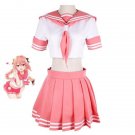 Fate/Grand Order Fate Apocrypha Rider Astolfo Cosplay JK School Uniform Sailor Suit  Anime Costume