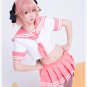 Fate/Grand Order Fate Apocrypha Rider Astolfo Cosplay JK School Uniform Sailor Suit  Anime Costume