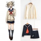 My Hero Academia Cosplay Costume Anime Cosplay Boku No Hero Toga Uniform Sailor Suits with Sweaters
