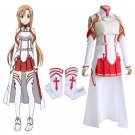Anime Sword Art Online Asuna Yuuki Dress Cosplay Costumes Uniform SAO Asuna Battle Suit Outfits