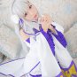 Emilia Dress Re Zero Cosplay Sets Dress Costume Anime Party Halloween Party
