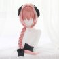 Game Fate Apocryph Astolfo Cosplay Wigs 75cm Pink Heat Resistant Synthetic Hair Cosplay Wig Kawaii