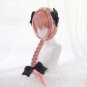Game Fate Apocryph Astolfo Cosplay Wigs 75cm Pink Heat Resistant Synthetic Hair Cosplay Wig Kawaii