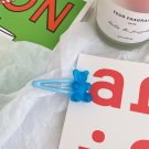 Handmade Blue Gummy Bear Hair Clip Pin Accessories Jewellery Kawaii Cute Candy