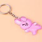 BTS BT21 Cooky Jungkook Acrylic Keychain Keyring Bangtan Boys Kpop Accessories