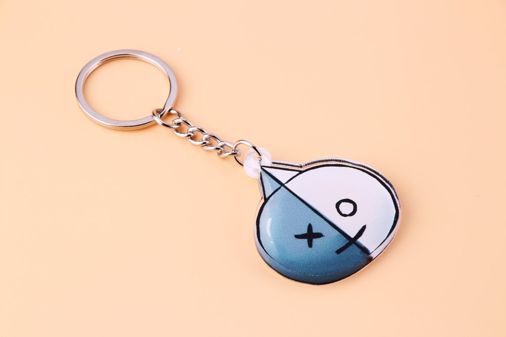 BTS BT21 Van Acrylic Keychain Keyring Bangtan Boys Kpop Accessories
