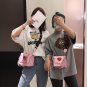 Pink Love Heart Sweet Handbag Shoulder Bag Crossbody Girl Womens Purses Kawaii Japanese Cute