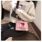 Pink Love Heart Sweet Handbag Shoulder Bag Crossbody Girl Womens Purses Kawaii Japanese Cute