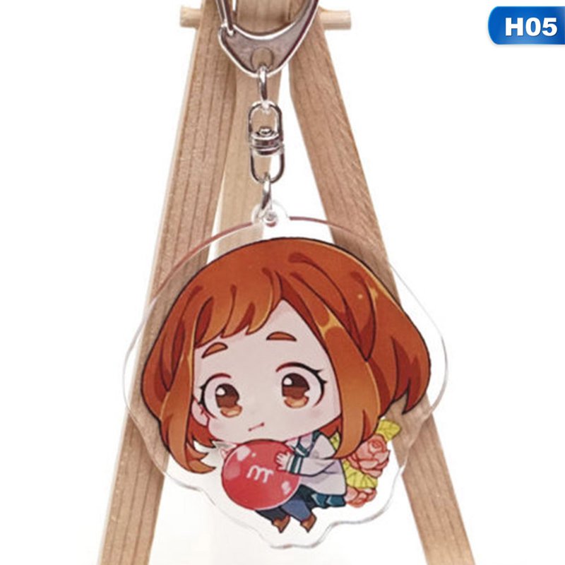 My Hero Academia Ochaco Uraraka Acrylic Keychain Keyring Pendant Anime