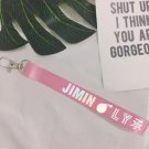 BTS Bangtan Boys Jimin Lanyard Keychain Keyring Pendant Phone Strap Kpop Army