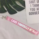 BTS Bangtan Boys Lanyard Keychain Keyring Pendant Phone Strap Kpop Army