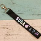 BTS Bangtan Boys Suga Lanyard Keychain Keyring Pendant Phone Strap Kpop Army
