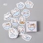 Kawaii Cat Bowl Kitten 32PC Stickers Japanese Stationery School Supplies Scrapbooking Journal