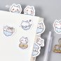 Kawaii Cat Bowl Kitten 32PC Stickers Japanese Stationery School Supplies Scrapbooking Journal
