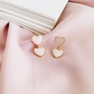 Cute Korean Small Heart Drop Earrings Kawaii Love Heart Shape Pastel Harajuku Japanese Jewelry
