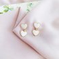 Cute Korean Small Heart Drop Earrings Kawaii Love Heart Shape Pastel Harajuku Japanese Jewelry