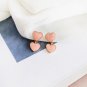 Cute Korean Small Heart Drop Earrings Kawaii Love Heart Shape Pastel Harajuku Japanese Jewelry