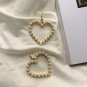 Cute Love Heart Pearl Simulated Drop Earring Harajuku Korean Japanese Party Jewelry
