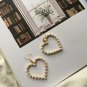 Cute Love Heart Pearl Simulated Drop Earring Harajuku Korean Japanese Party Jewelry