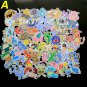 Pokemon 80PC Waterproof Sticker Set Laptop Phone Suitcase Skateboard Car Bike Decals Anime Japanese