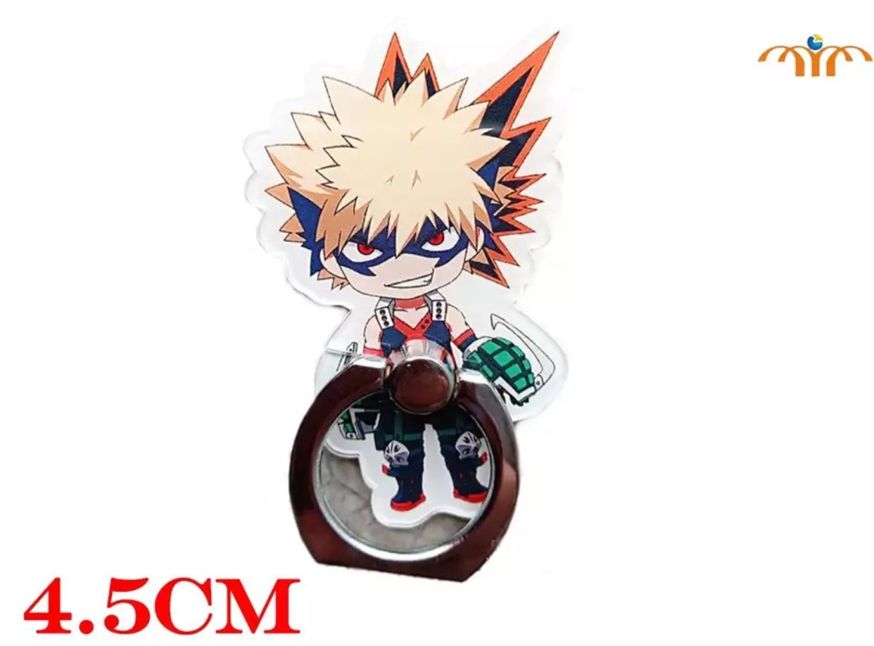 My Hero Academia Katsuki Bakugou Phone Ring Stunt Bracket Holder Stand Anime Japanese