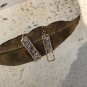 Transparent Oil Dripping Glitter Gem Gold Edge Rectangle Geometric Dangle Earrings