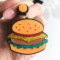 Handmade Exaggerated New Fried Chicken Hamburger Food Acrylic Drop Earrings