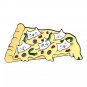 3PCS Kawaii Cat Avocado Pizza UFO Enamel Pin Badge Brooch Bag Clothes Lapel Pin