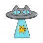 3PCS Kawaii Cat Avocado Pizza UFO Enamel Pin Badge Brooch Bag Clothes Lapel Pin