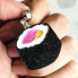 Handmade Exaggerated Japanese Sushi Food Acrylic Drop Earrings Kawaii Korean Funky Unique