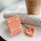 Apple Airpods Peach Pink Suitcase Trunk Cover Bluetooth Wireless Earphone Cartoon Cover Kawaii