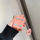 Apple Airpods Pink Suitcase Trunk Cover Bluetooth Wireless Earphone Cartoon Cover Kawaii