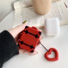 Apple Airpods Red Suitcase Trunk Cover Bluetooth Wireless Earphone Cartoon Cover Kawaii