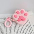 Apple Airpods Pink Cat Paw Cute Cover Bluetooth Wireless Earphone Cartoon Cover Kawaii