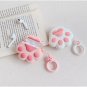 Apple Airpods Pink Cat Paw Cute Cover Bluetooth Wireless Earphone Cartoon Cover Kawaii