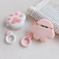 Apple Airpods Pink Cat Paw Cute Cover Bluetooth Wireless Earphone Cartoon Cover Kawaii