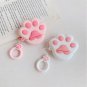 Apple Airpods White Cat Paw Cute Cover Bluetooth Wireless Earphone Cartoon Cover Kawaii