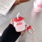 Apple Airpods Yakult Strawberry Milk Cover Bluetooth Wireless Earphone Japanese Korean Cover Kawaii