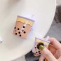 Apple Airpods Boba Milk Tea Bubble Cover Bluetooth Wireless Earphone Japanese Korean Cover Kawaii