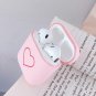 Apple Airpods Pink Love Heart Cover Bluetooth Wireless Earphone Japanese Korean Cover Kawaii