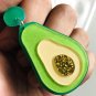 Handmade Exaggerated Green Avocado Glitter Acrylic Drop Earrings Kawaii Japanese Korean