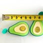 Handmade Exaggerated Green Avocado Glitter Acrylic Drop Earrings Kawaii Japanese Korean