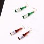 Handmade Korean Brown Soju Beer Earrings Drink Drop Dangle Cute Kawaii Jewelry