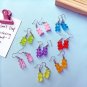 Handmade Blue Gummy Bear Drop Earrings Kawaii Cute Sweet Candy Food Korean Japanese Jewelry