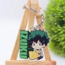 My Hero Academia Chibi Izuku Midoriya Deku Acrylic Keychain Keyring Pendant Anime Boku No Hero