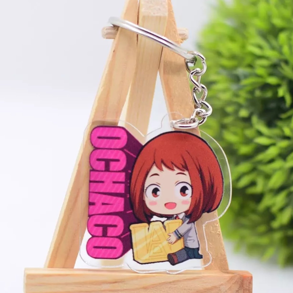 My Hero Academia Ochaco Uraraka Acrylic Keychain Keyring Pendant Anime